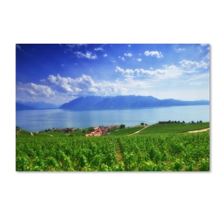 Philippe Sainte-Laudy 'Léman Lake' Canvas Art,16x24